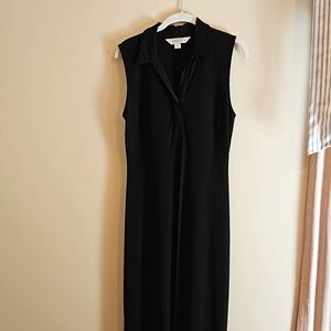Casual Corner black knit sleeveless dress